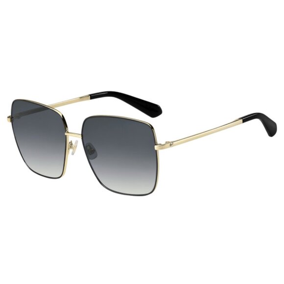 Kate Spade FENTON/G/S 807 Womens Sunglasses Gold Black/Grey Blue Gradient 60mm